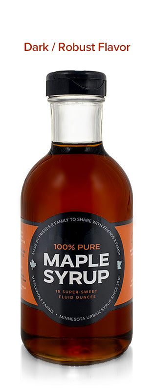 16-oz. Pure Dark/Robust Maple Syrup